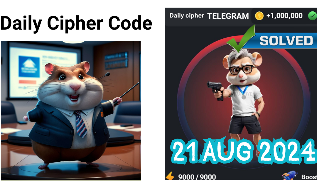 Hamster Kombat Daily Cipher Code for Today 21 August 24