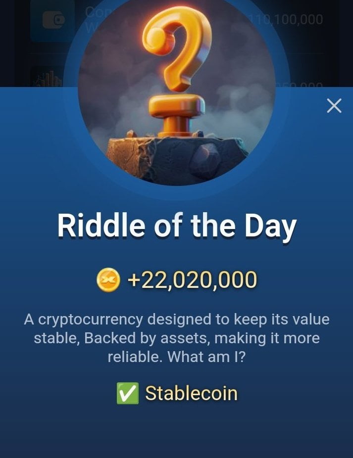 X Empire Riddle of the day 10 September 