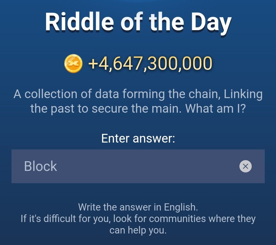 Riddle of the day 16 September 