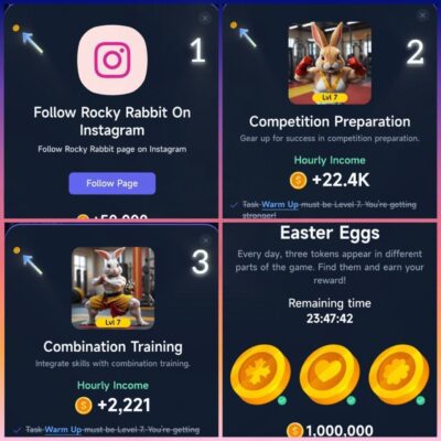 Rocky Rabbit Easter Egg Solution for 29 August 2024