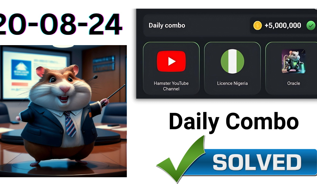 Hamster Kombat Daily Combo for Today 20th August 2024