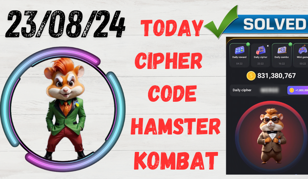 Today’s Hamster Kombat Daily Cipher Code23 August