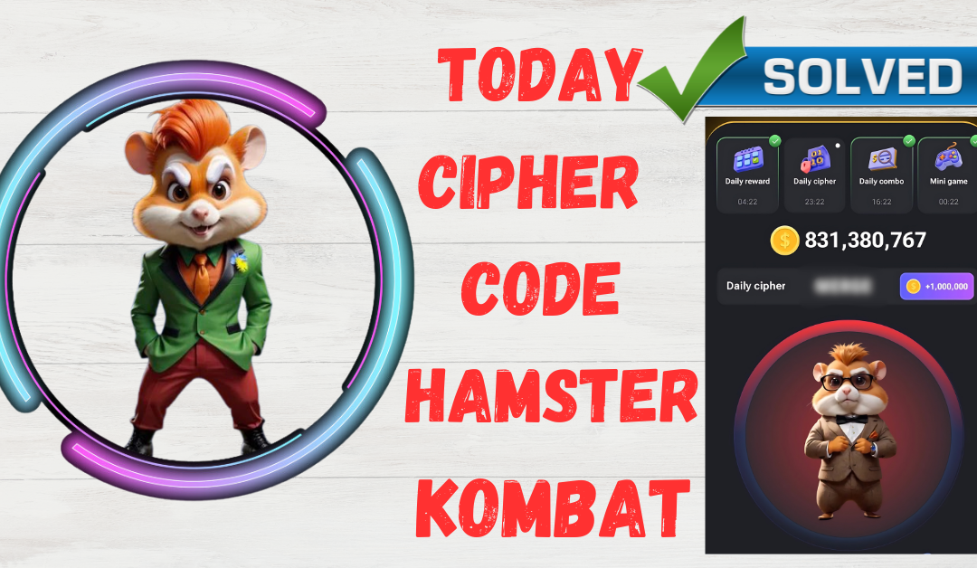 Hamster Kombat Daily Cipher Code for 17th September : Claim Your 1 Million Hamster Tokens!