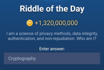 today 30 August X empire riddle of the day 